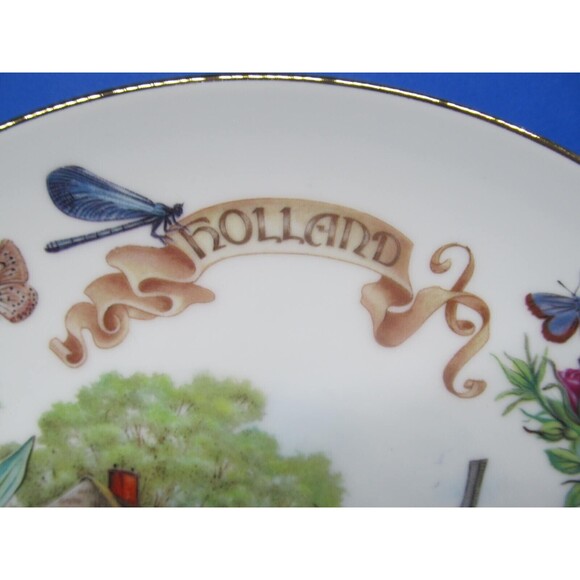 Reco English Country Garden And Dutch Country Garden 9 1/4" Plates Dot Barlowe - Picture 12 of 16